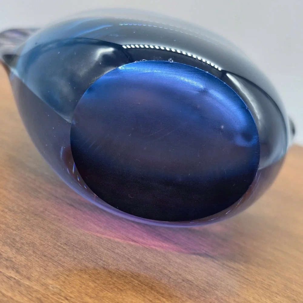 Art Glass Vase Mid Century Modern Penguin‎ Murano-Style Design